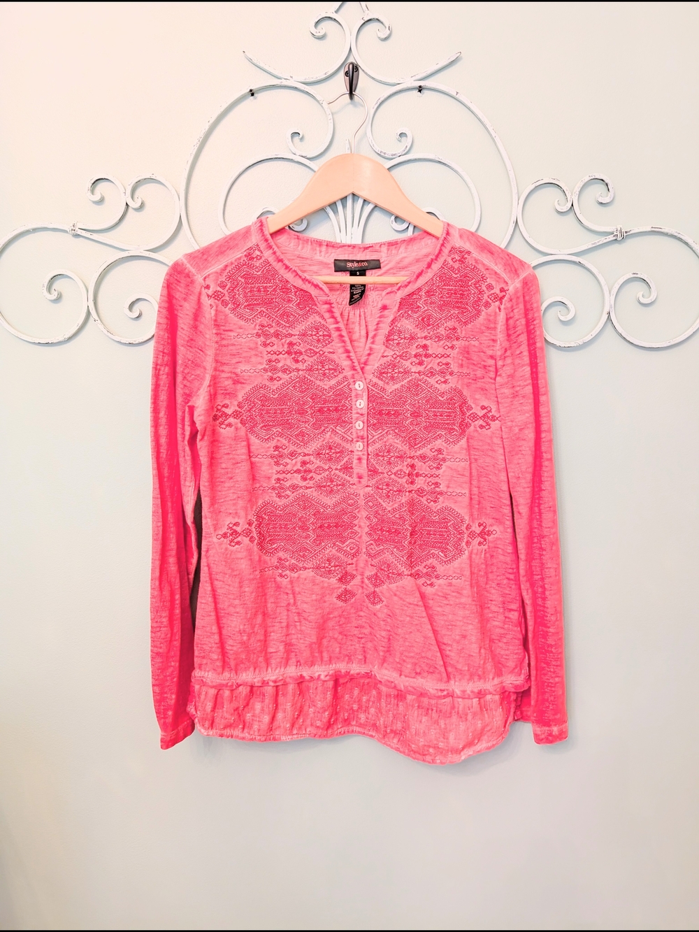Boho Embroidered Top